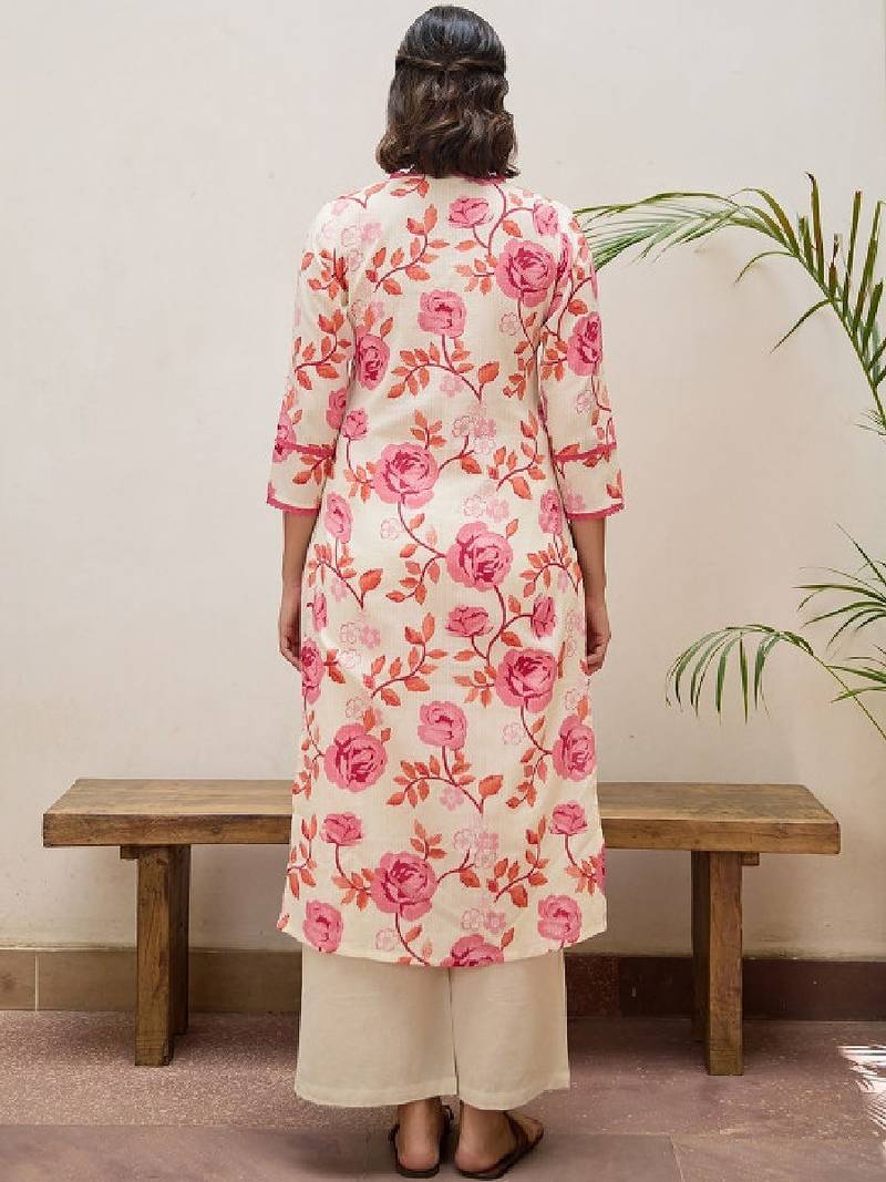 Women floral printed kurta