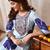 Women embroidered floral kurta