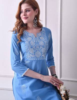 Women floral printed floral kurta 1