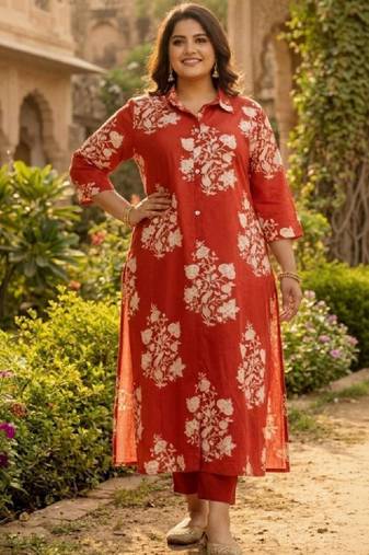 Women floral printed kurta