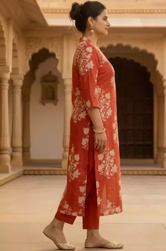 Women floral printed kurta