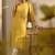 Women ethnic motifs embroidered keyhole neck thread work chanderi cotton kurta