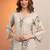 Women floral printed flared sleeves floral kurta