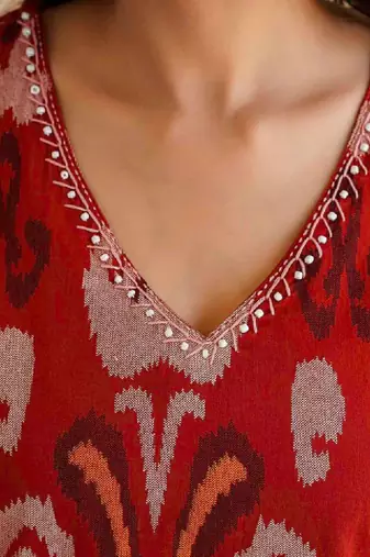 Women ethnic motifs printed kurta