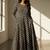 Women chevron printed anarkali kurta