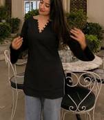 Women bell sleeves pure cotton kurta