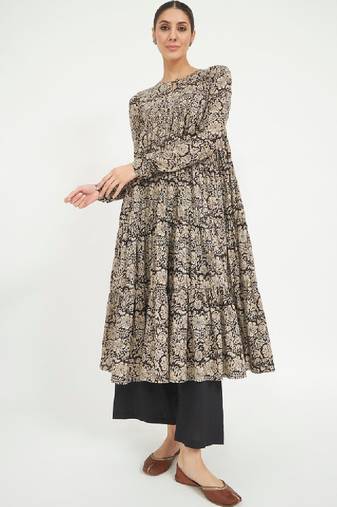 Women floral printed indie prints kurta
