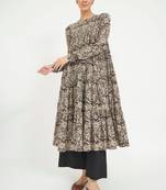 Women floral printed indie prints kurta