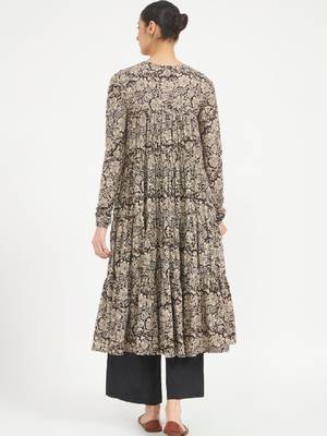 Women floral printed indie prints kurta 2
