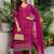Women bandhani printed gotta patti kurta