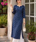 Women ethnic motifs printed kurta