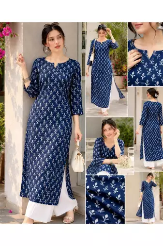 Women ethnic motifs printed kurta