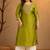 Women embroidered thread work kurta
