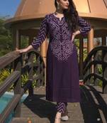 Women bandhani printed kurta