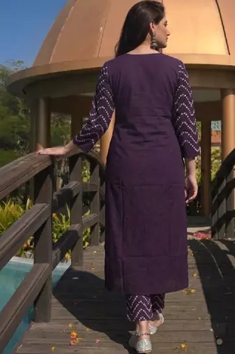 Women bandhani printed kurta