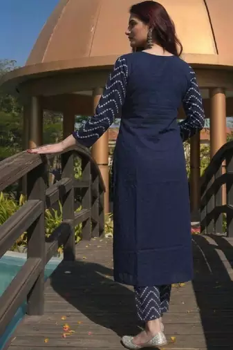 Women bandhani printed kurta