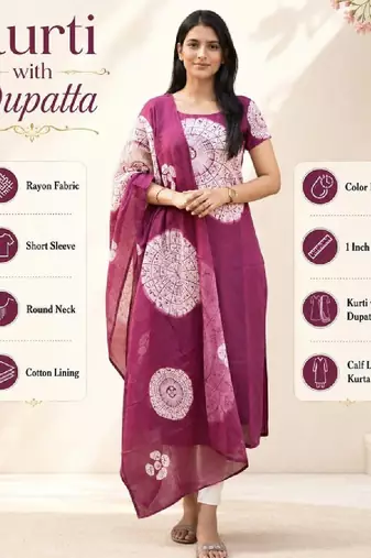 Women ethnic motifs printed kurta