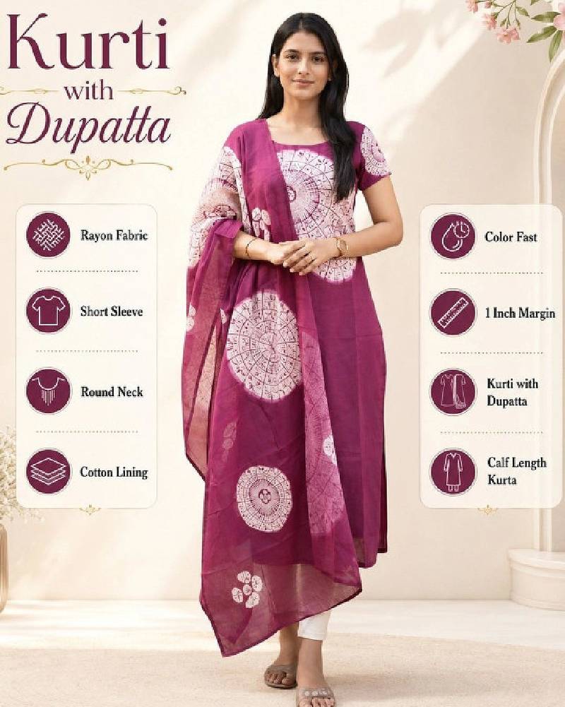 Women ethnic motifs printed kurta