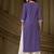 Women ethnic motifs embroidered thread work kurta