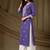 Women ethnic motifs embroidered thread work kurta