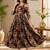 Women floral printed floral anarkali kurta