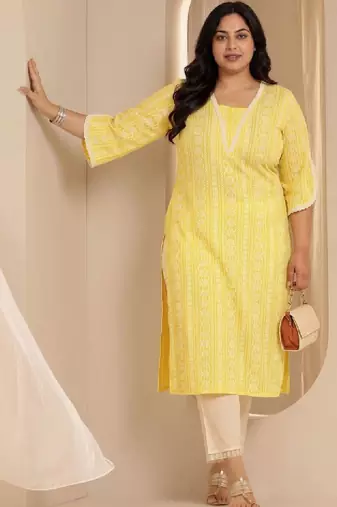 Women ethnic motifs printed kurta
