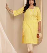 Women ethnic motifs printed kurta