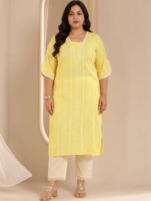 Women ethnic motifs printed kurta 3