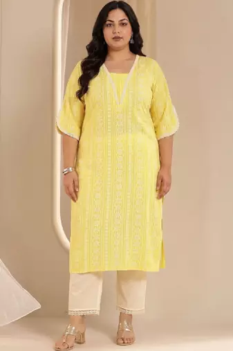 Women ethnic motifs printed kurta