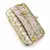Pastel Floral Embellished Clutch Bag with Jewel & 3D Flower Detail