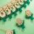 green kundan choker necklace set with earrings and maangtika