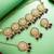 purple kundan choker necklace set with earrings and maangtika