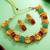 antique gold lakshmi temple necklace set with earrings