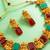 antique gold lakshmi temple necklace set with earrings