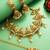 antique gold temple choker necklace set with jhumka earrings and maangtika