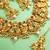 antique gold lakshmi temple necklace set with earrings and maangtika