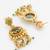 meenakari floral pendant necklace set with earrings