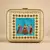 Royal Courtesan Miniature Art Clutch Bag with Gold Embellishment