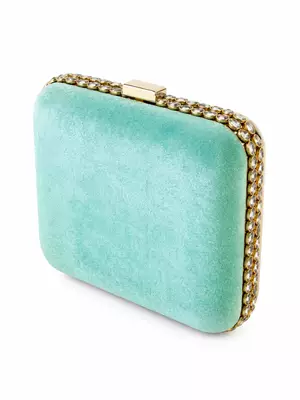 Royal Courtesan Miniature Art Clutch Bag with Gold Embellishment 4