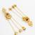 presents kundan maroon stone chain tassel drop earrings
