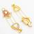 bridal wear kundan maroon enamel chandelier earrings with pearl chain drops
