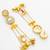 kundan green teardrop chandelier earrings with ghungroo tassels