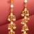 pearl kundan tiered chandelier drop earrings