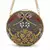 Zardozi Embroidered Clutch with Gold Chain