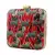 Ikat & Pichwai Cow Print Clutch Bag with Floral Artwork