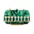 Green Jade Print Clutch Bag with Pearl Tassel Embellishment