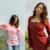 Pack of 2 handmade block printed rayon fabric  short kurti for women's
