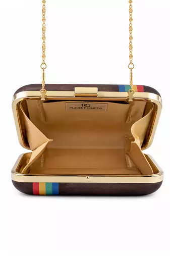 Vintage Instagram Print Clutch