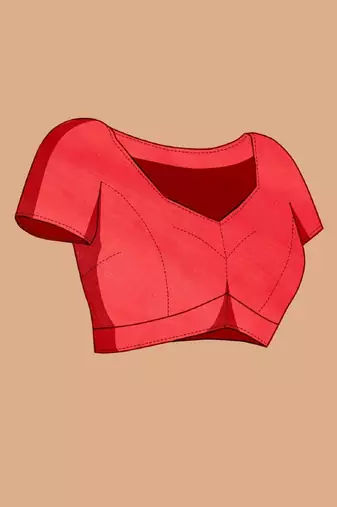 Red Woven Design Zari Banarasi Saree With Unstitched blouse