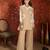 Brown embroidery cotton shirt with pant and koti